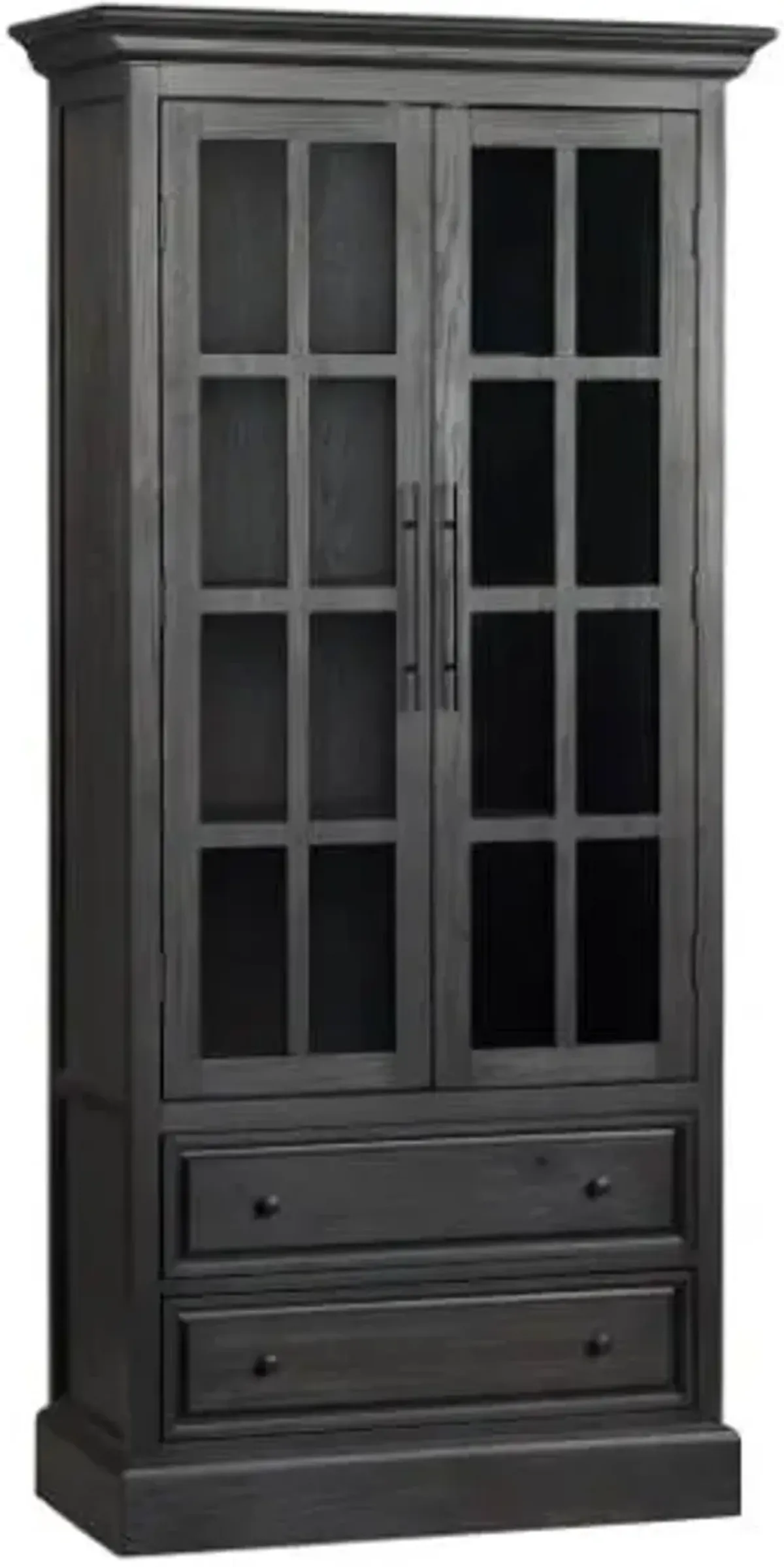 Crestview Collection Oak Brown Curio Cabinet