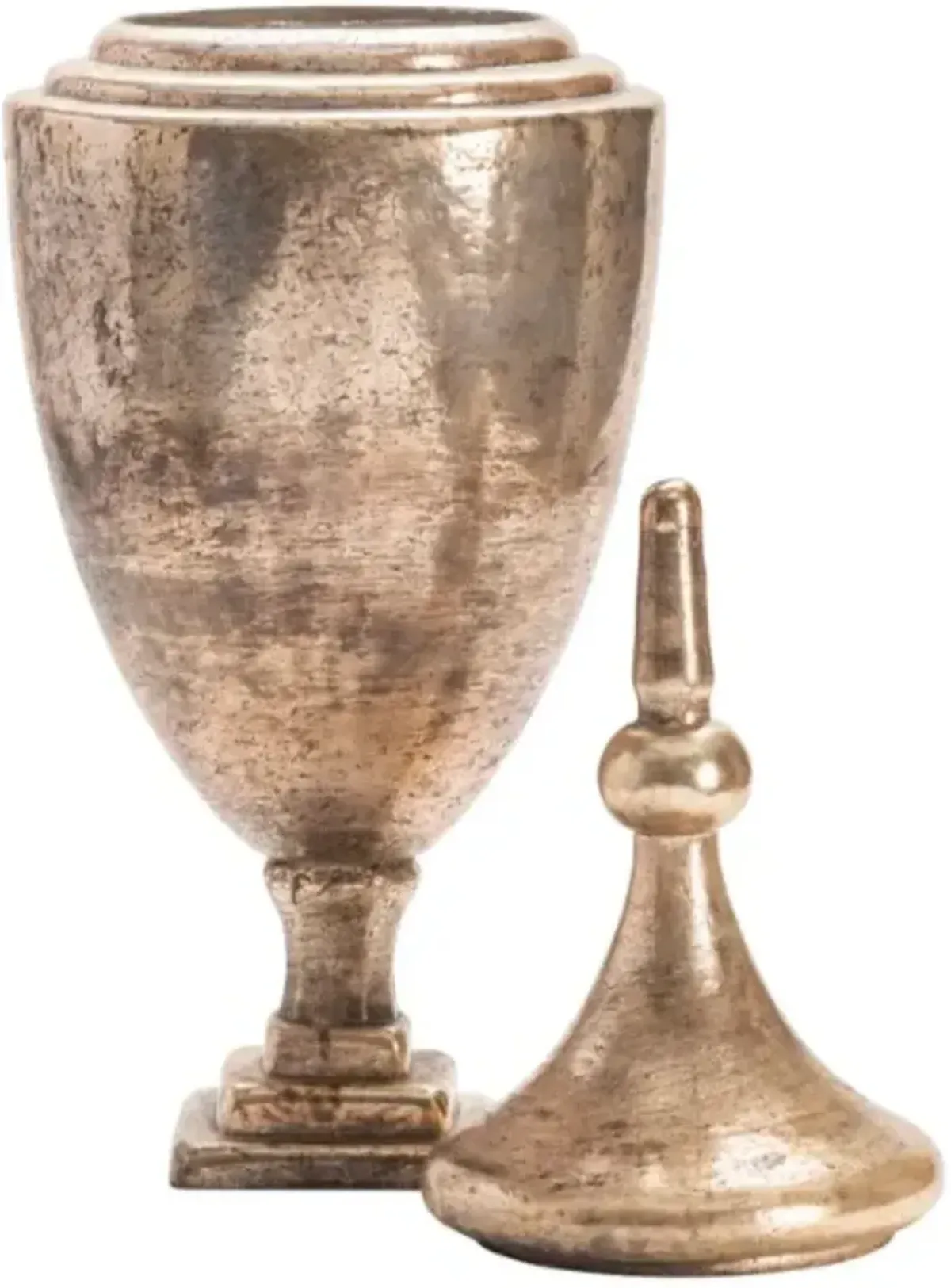Crestview Collection Thoreau Gold Medium Lidded Jar