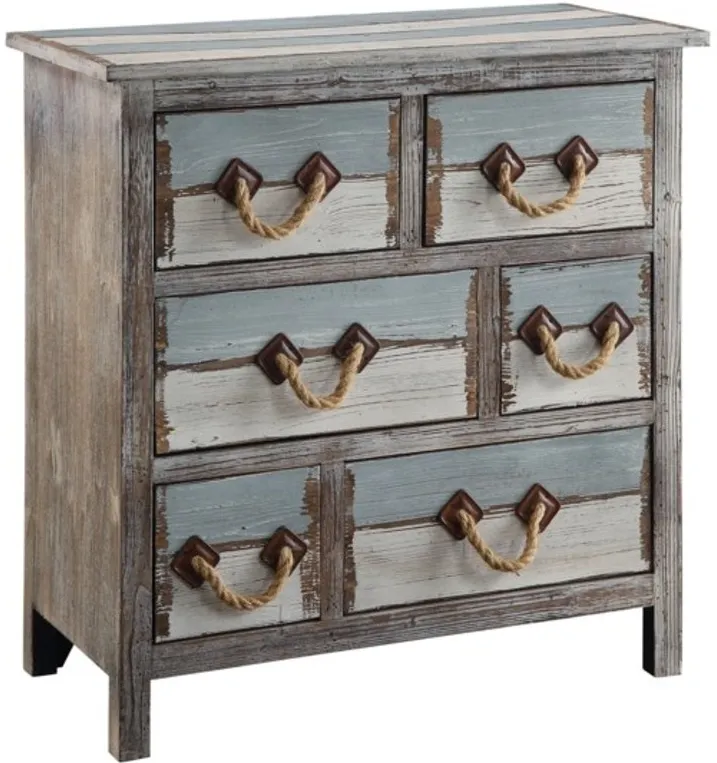 Crestview Collection Nantucket Weathered Wood Chest