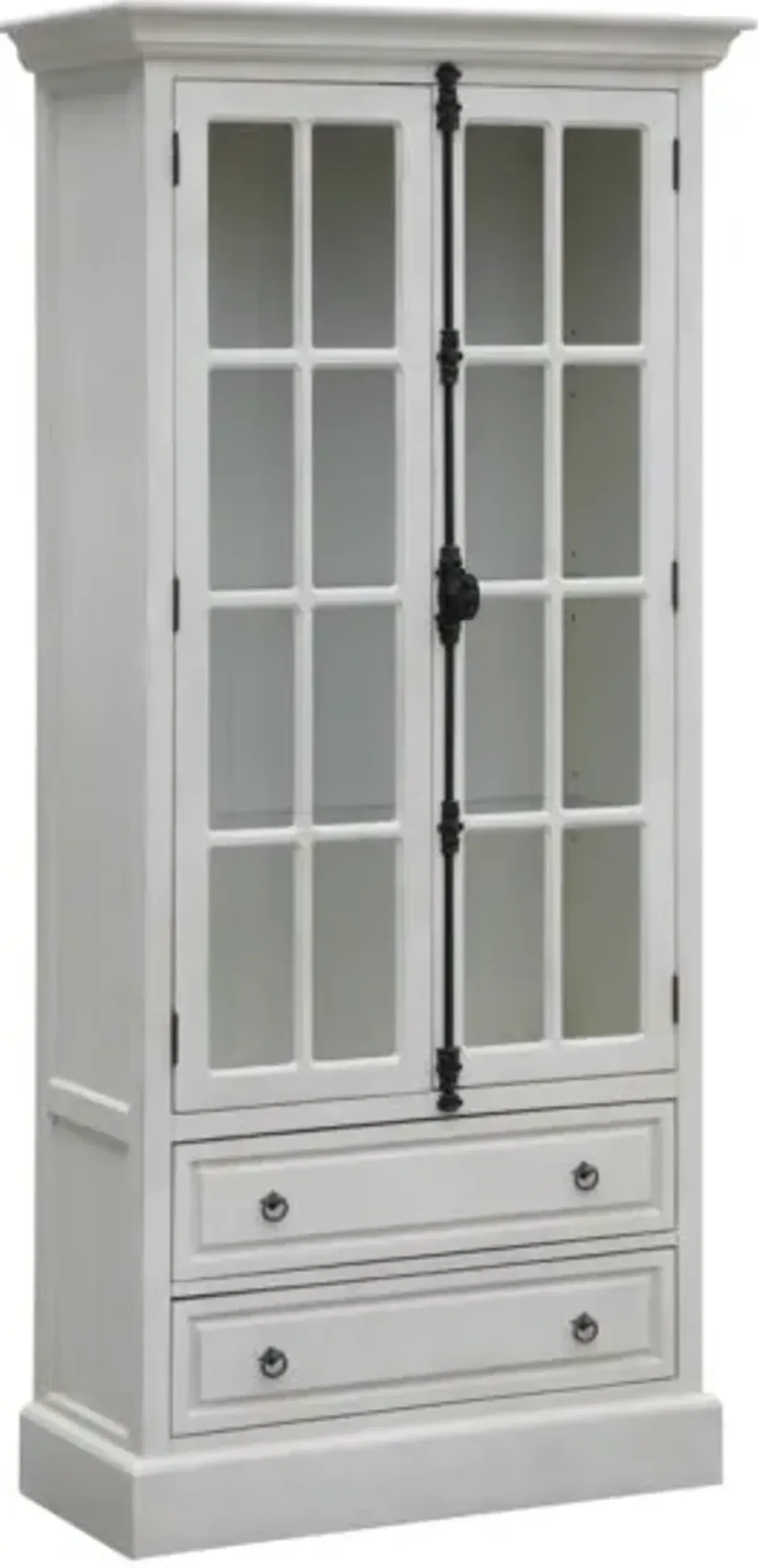 Crestview Collection Coventry White Curio