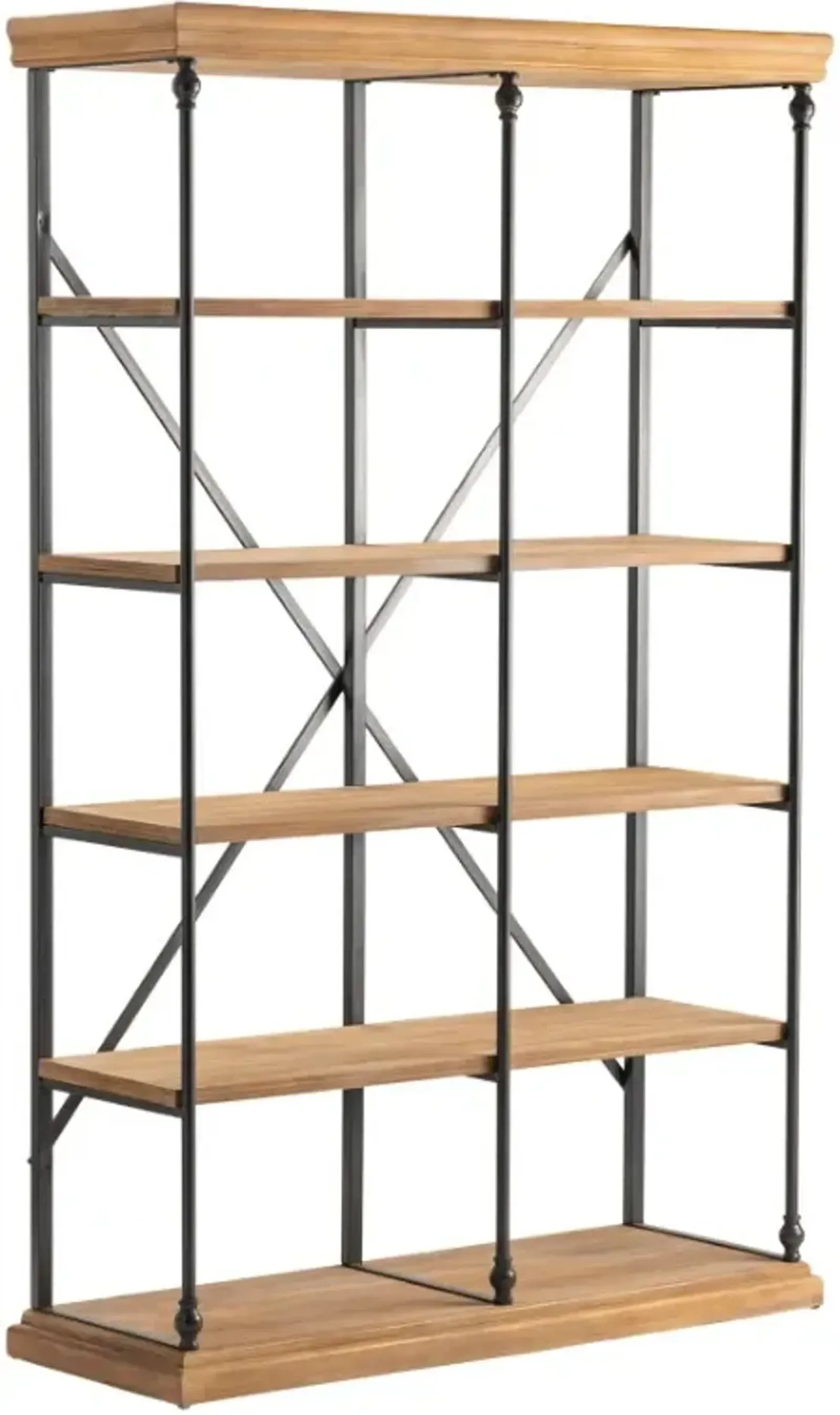 Crestview Collection La Salle Beige/Black Bookshelf