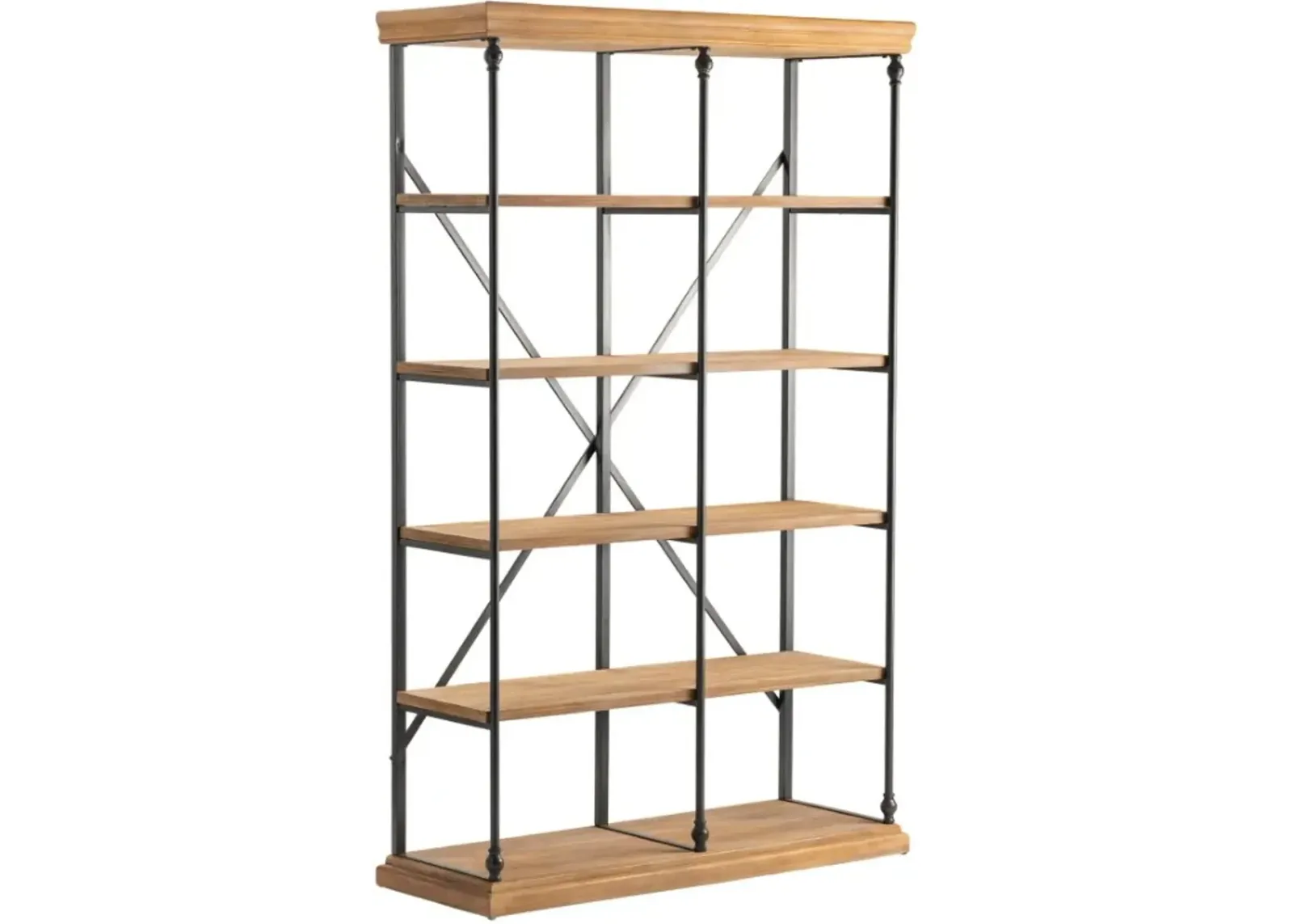 Crestview Collection La Salle Beige/Black Bookshelf