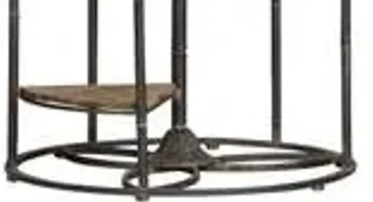Crestview Collection Darby Metal and Wood Spiral Staircase Display Piece