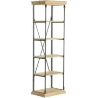 Crestview Collection La Salle Metal and Wood Etagere
