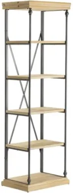 Crestview Collection La Salle Metal and Wood Etagere