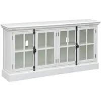Crestview Collection Coventry White Oak Media Console