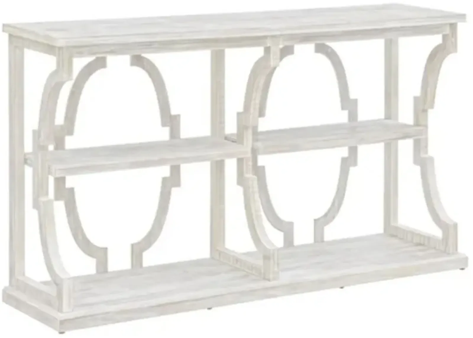 Crestview Collection Stockton White Wash Console Table