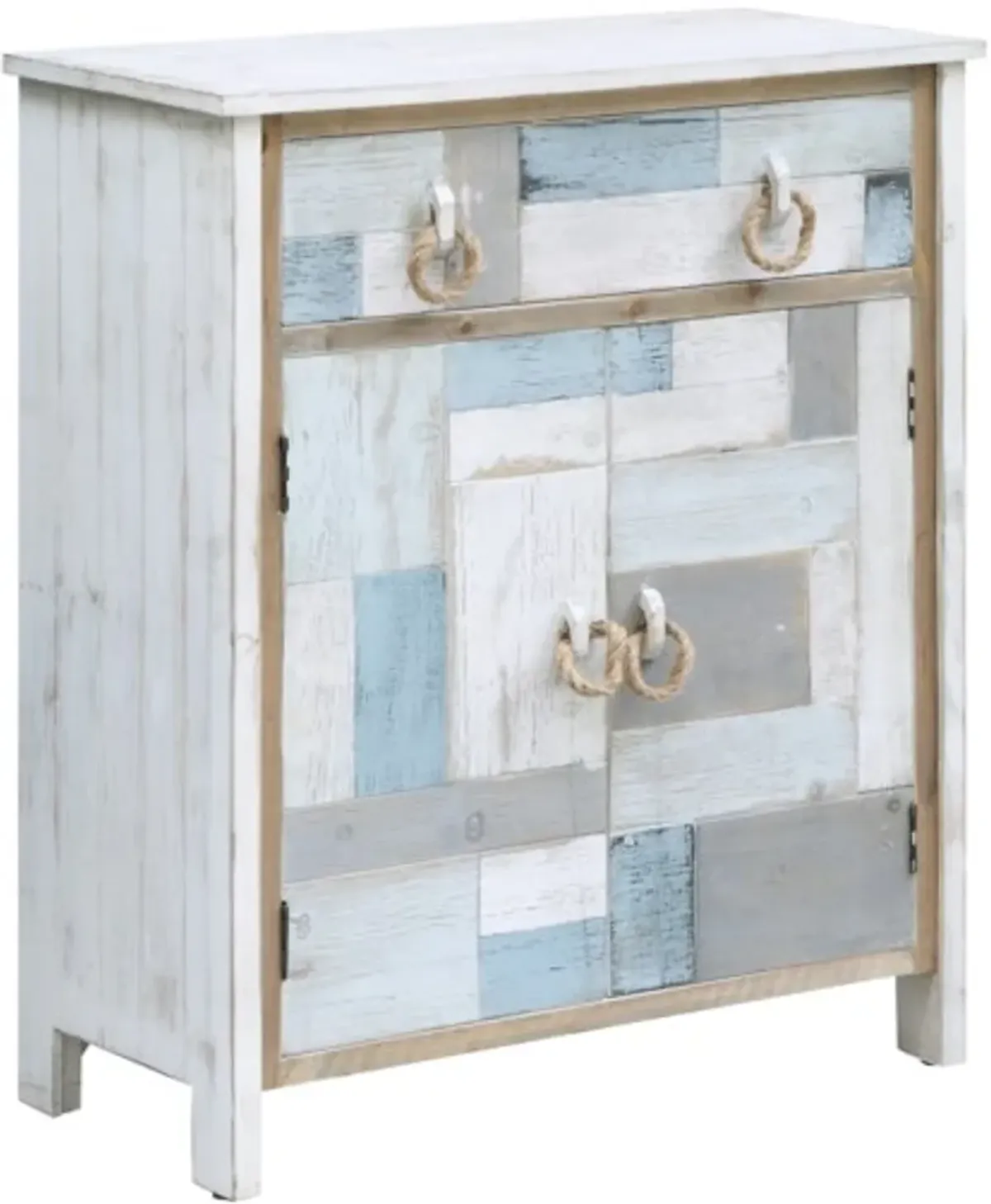 Crestview Collection South Shore Multi Color Nautical Cabinet