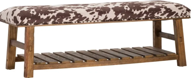Crestview Collection Mesquite Brown Bench