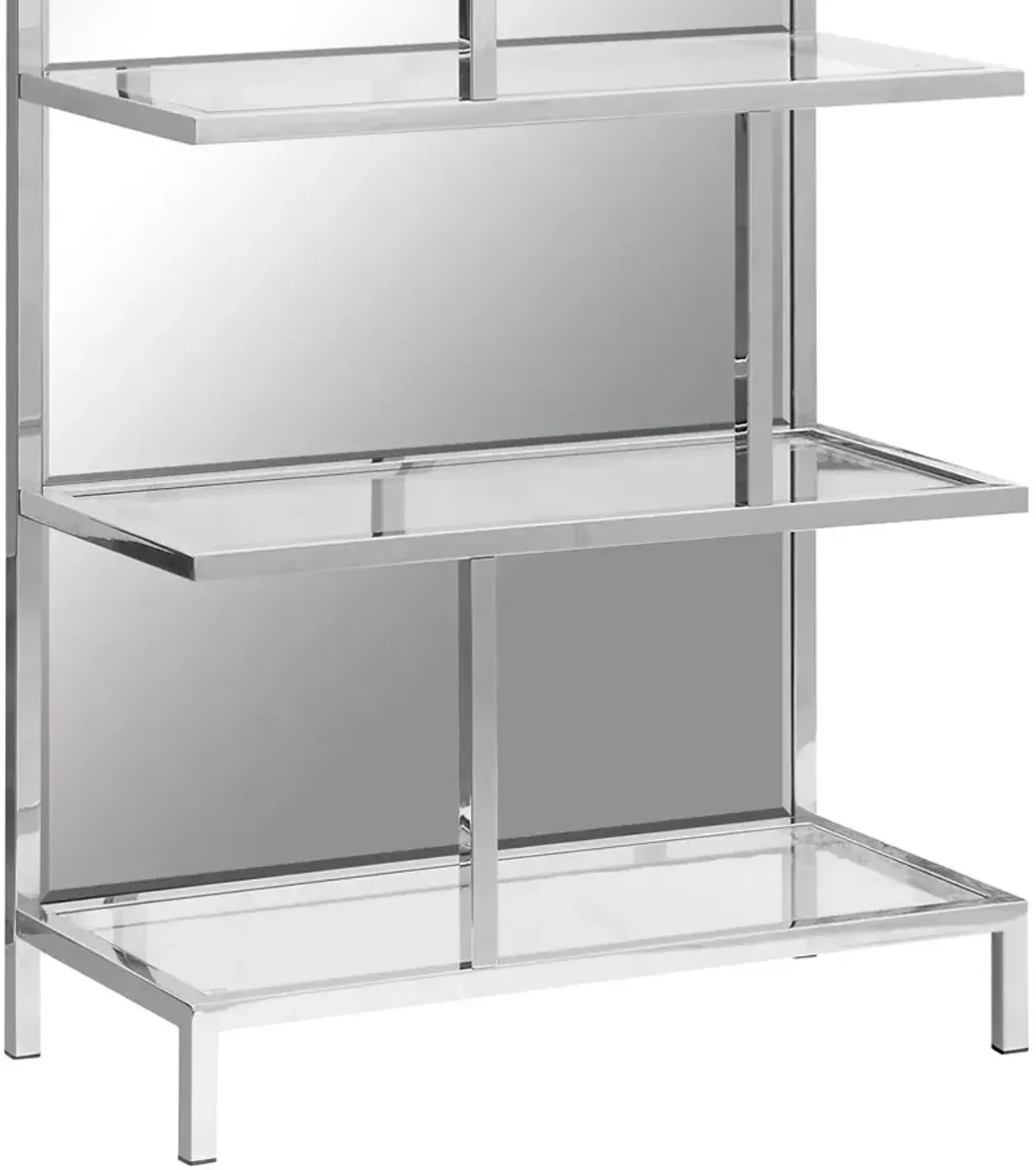 Crestview Collection Bentley Chrome Etagere