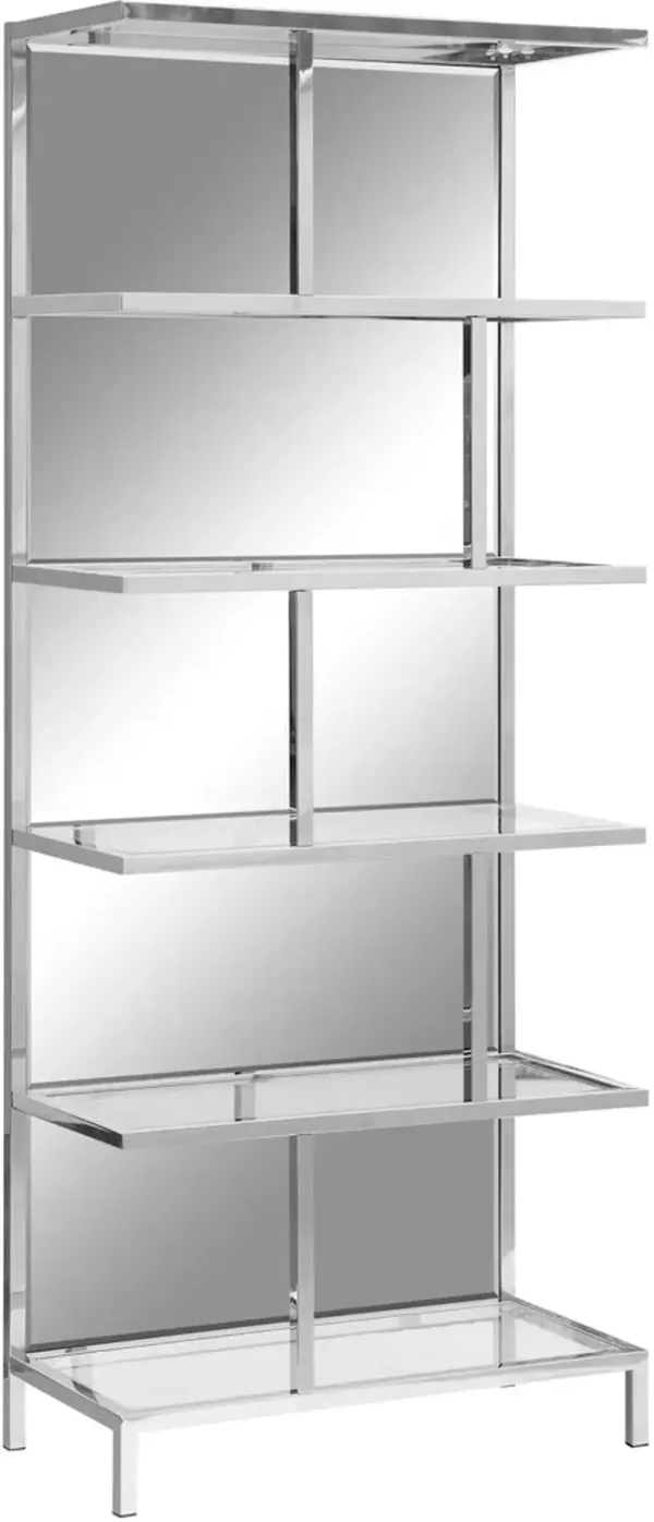 Crestview Collection Bentley Chrome Etagere