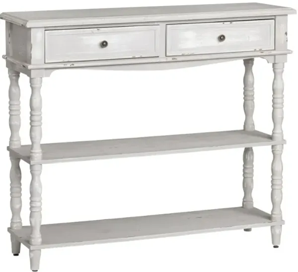 Crestview Collection Weston Chalk Grey Console Table