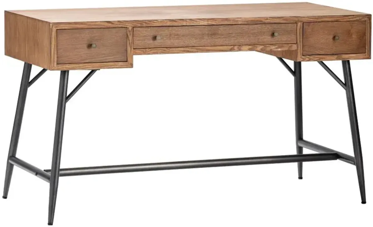 Crestview Collection Nolan Brown/Dark Gray Desk