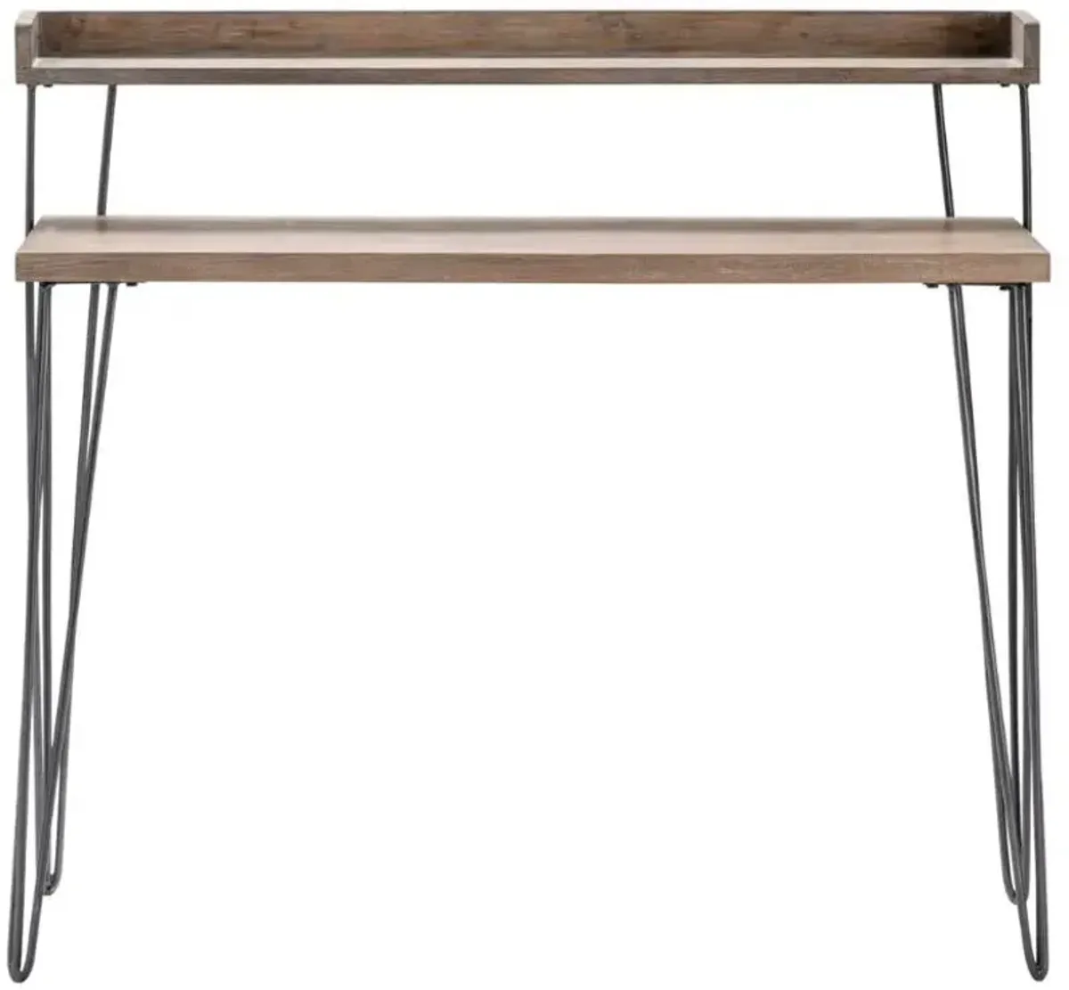 Crestview Collection Cody Black/Brown Writing Desk