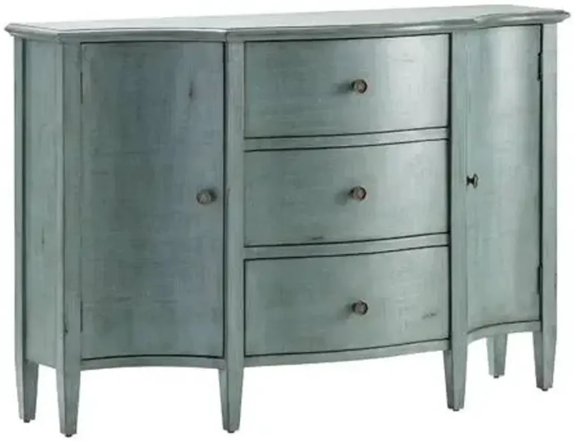 Crestview Collection Abigail Blue Credenza