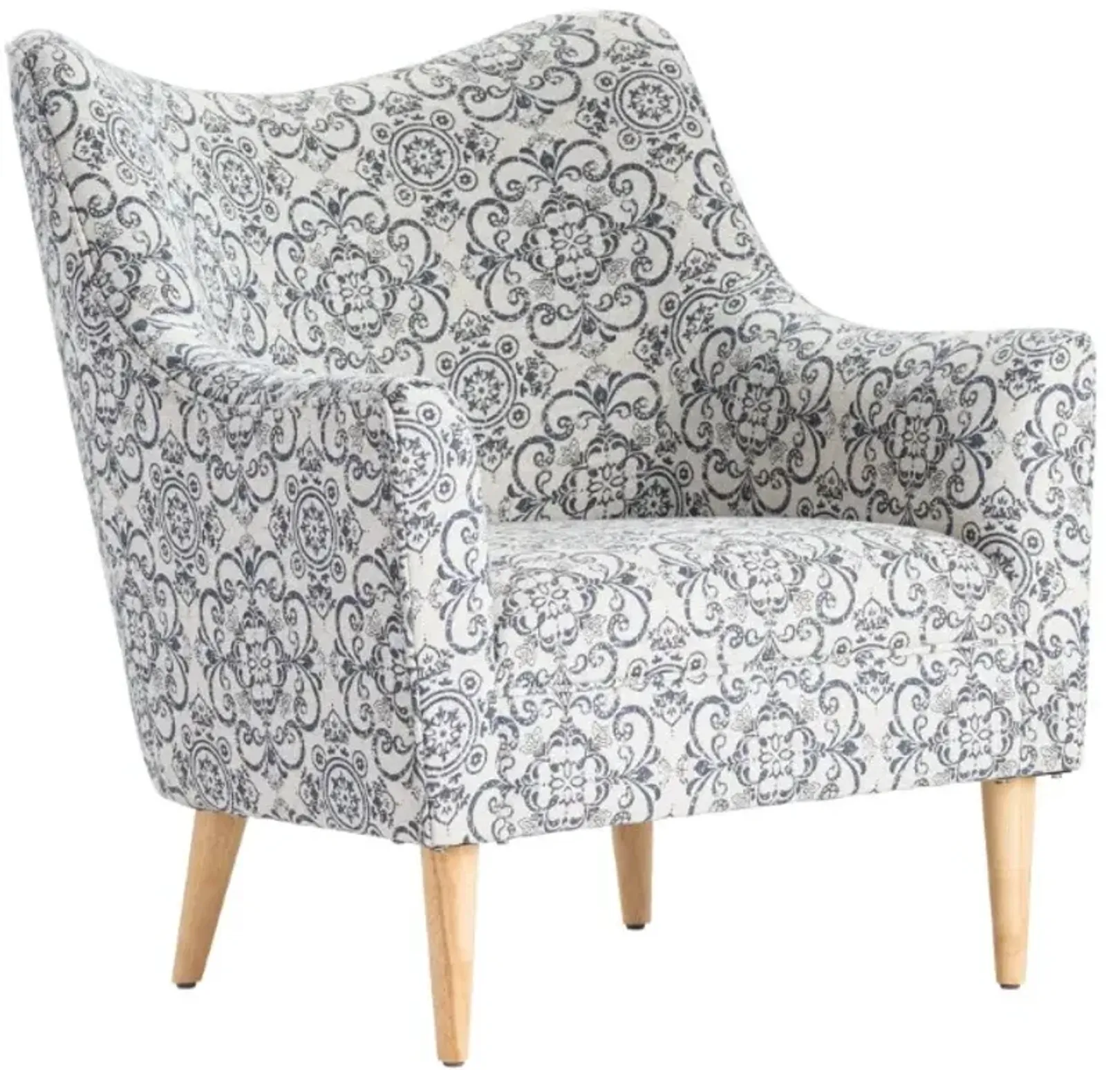 Crestview Collection Huntington Blue Arm Chair 