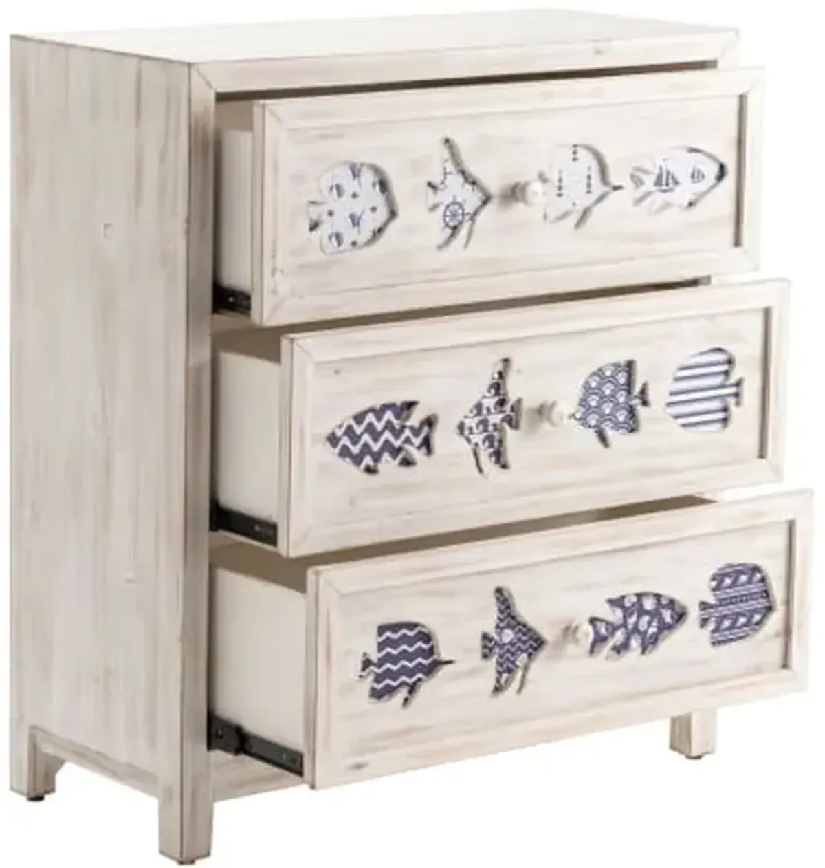 Crestview Collection Hatteras White Wash Chest