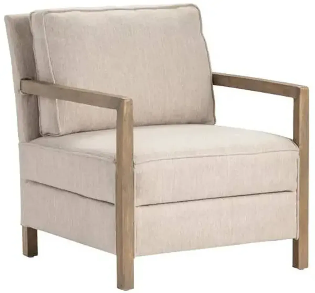 Crestview Collection Maxwell Beige Accent Chair