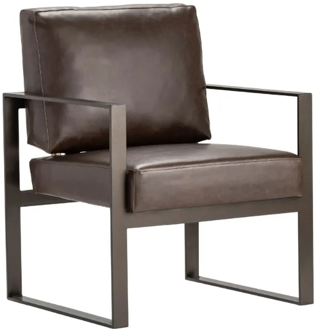 Crestview Collection Rutledge Dark Brown Accent Chair