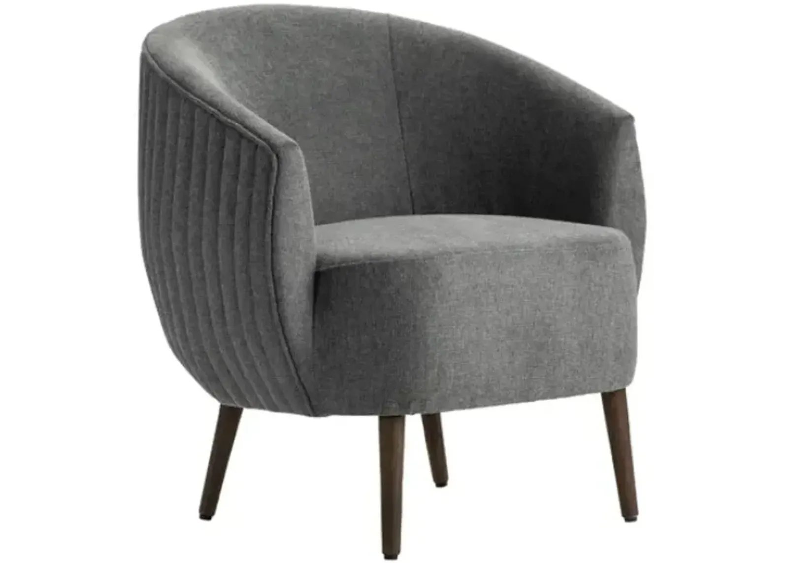 Crestview Collection Logan Gray Accent Chair