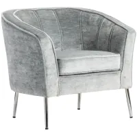 Crestview Collection Jefferson Gray Accent Chair