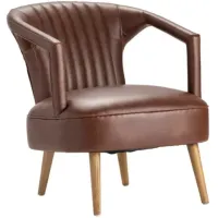 Crestview Collection Browning Brown/Dark Brown Accent Chair