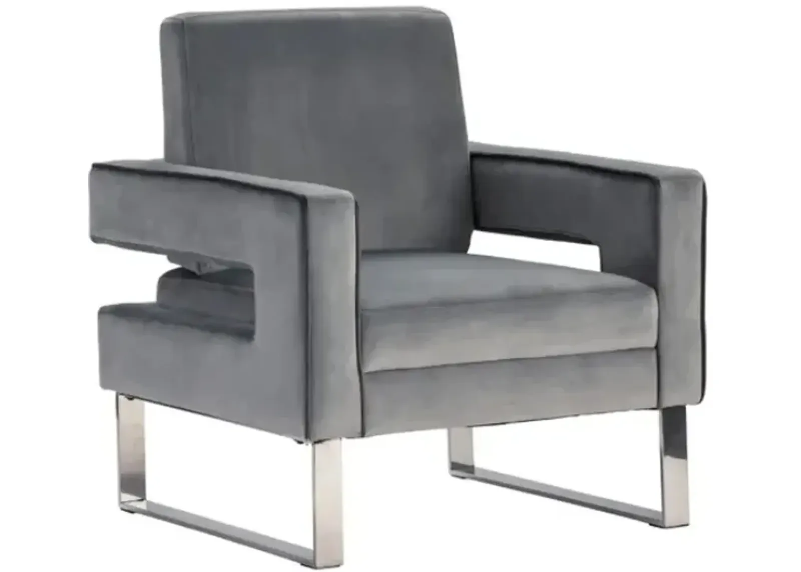 Crestview Collection Newcastle Gray Accent Chair