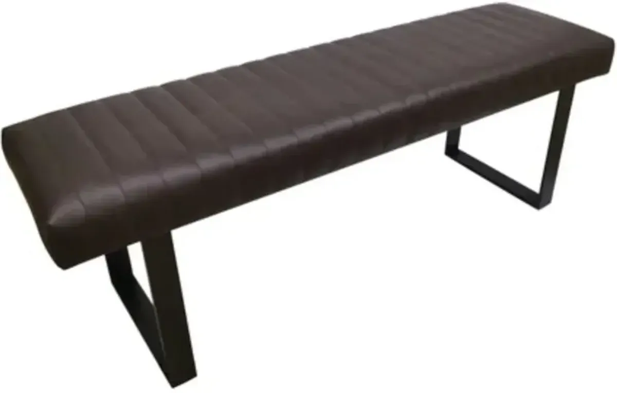 Crestview Collection Rutledge Dark Brown Bench