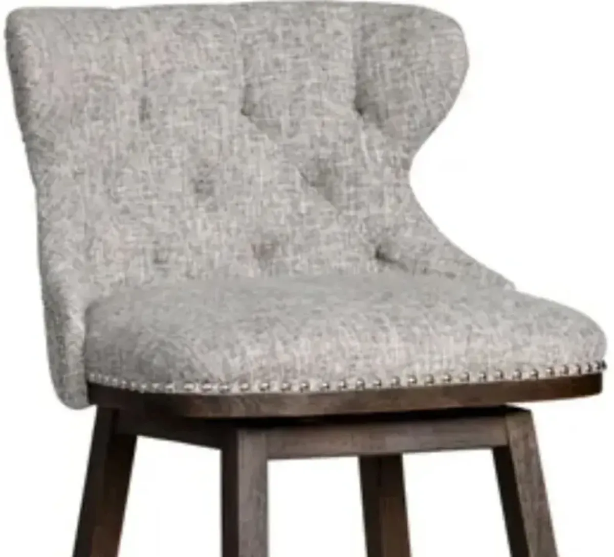 Crestview Collection Baltimore Dark Brown/Gray Bar Stool