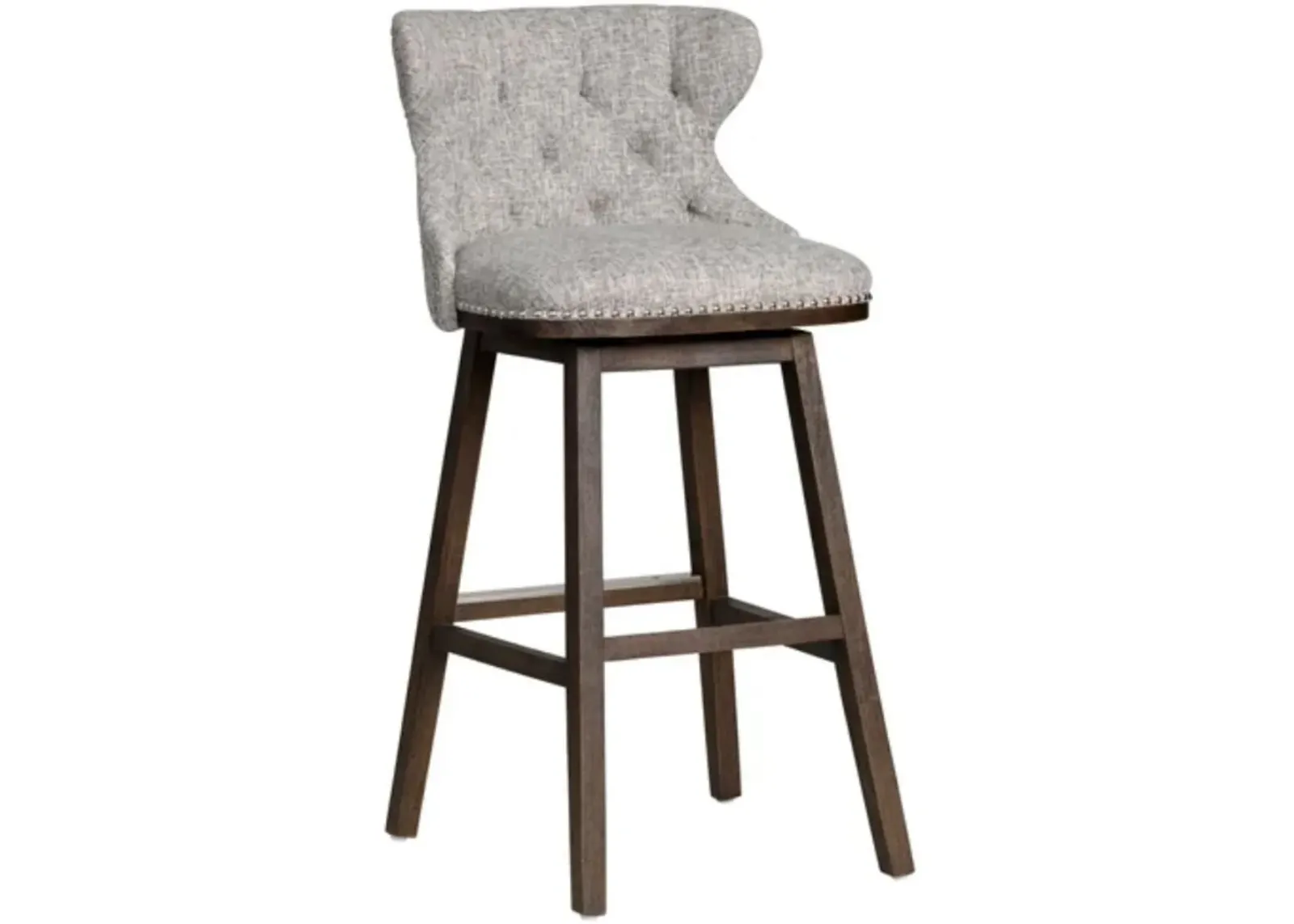 Crestview Collection Baltimore Dark Brown/Gray Bar Stool