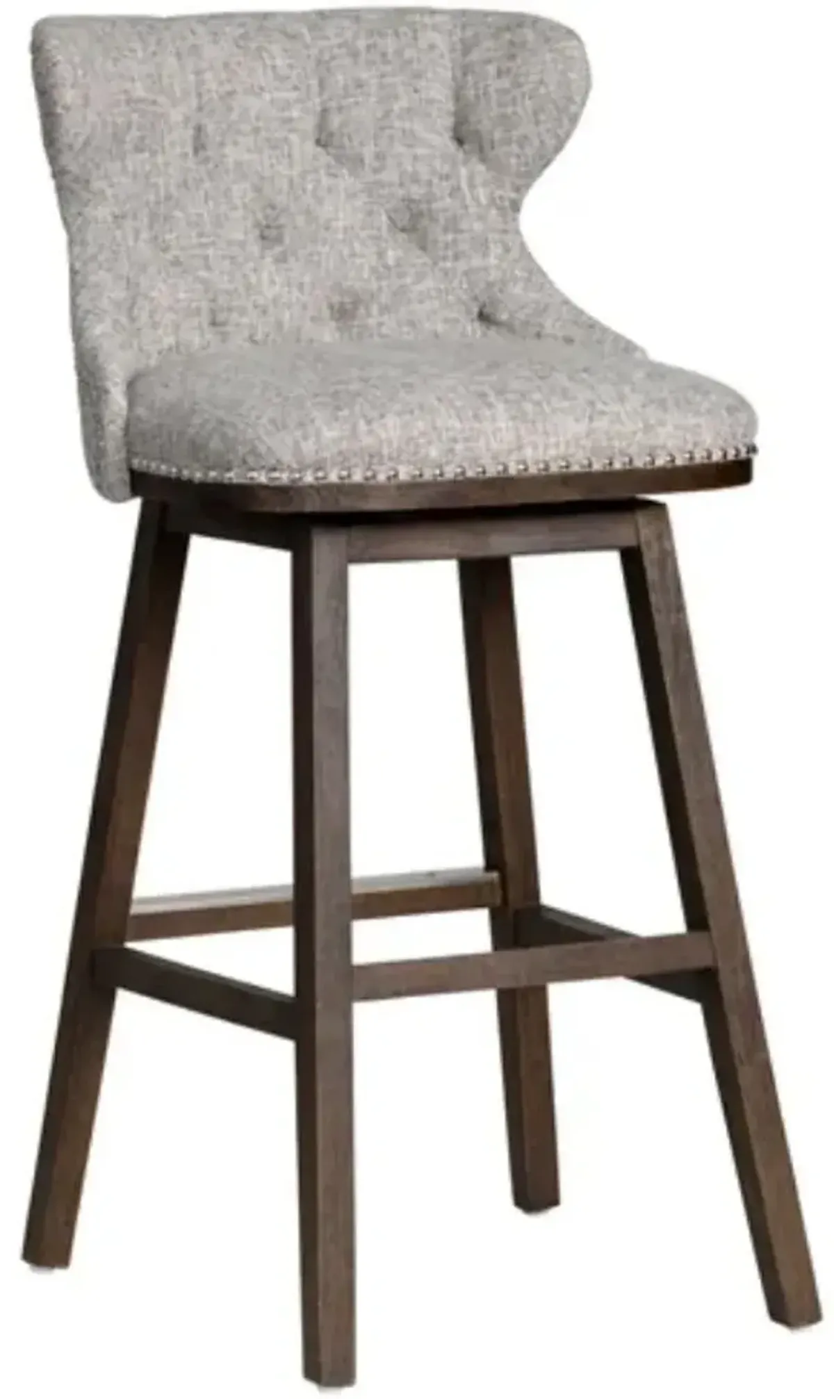 Crestview Collection Baltimore Dark Brown/Gray Bar Stool