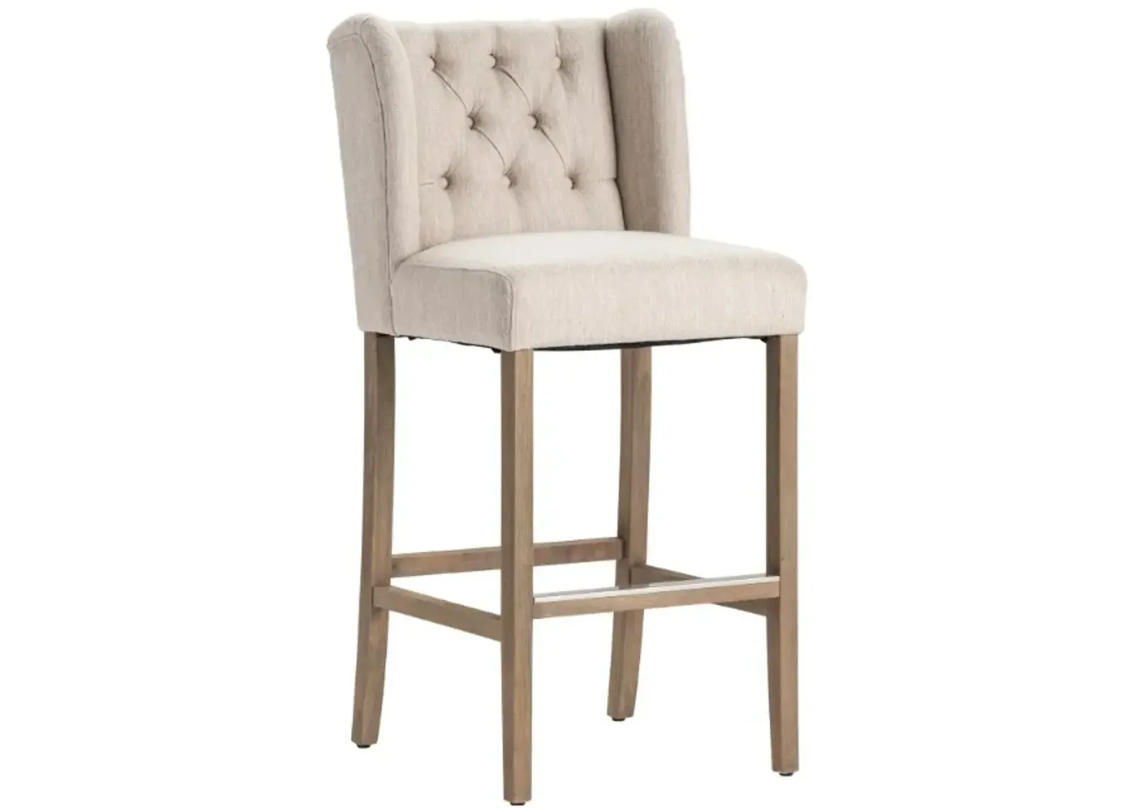 Crestview Collection Stanton Brown/Light Gray Bar Stool