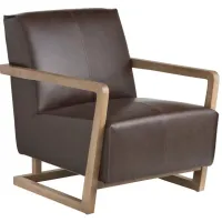 Crestview Collection Lawson Brown Accent Chair