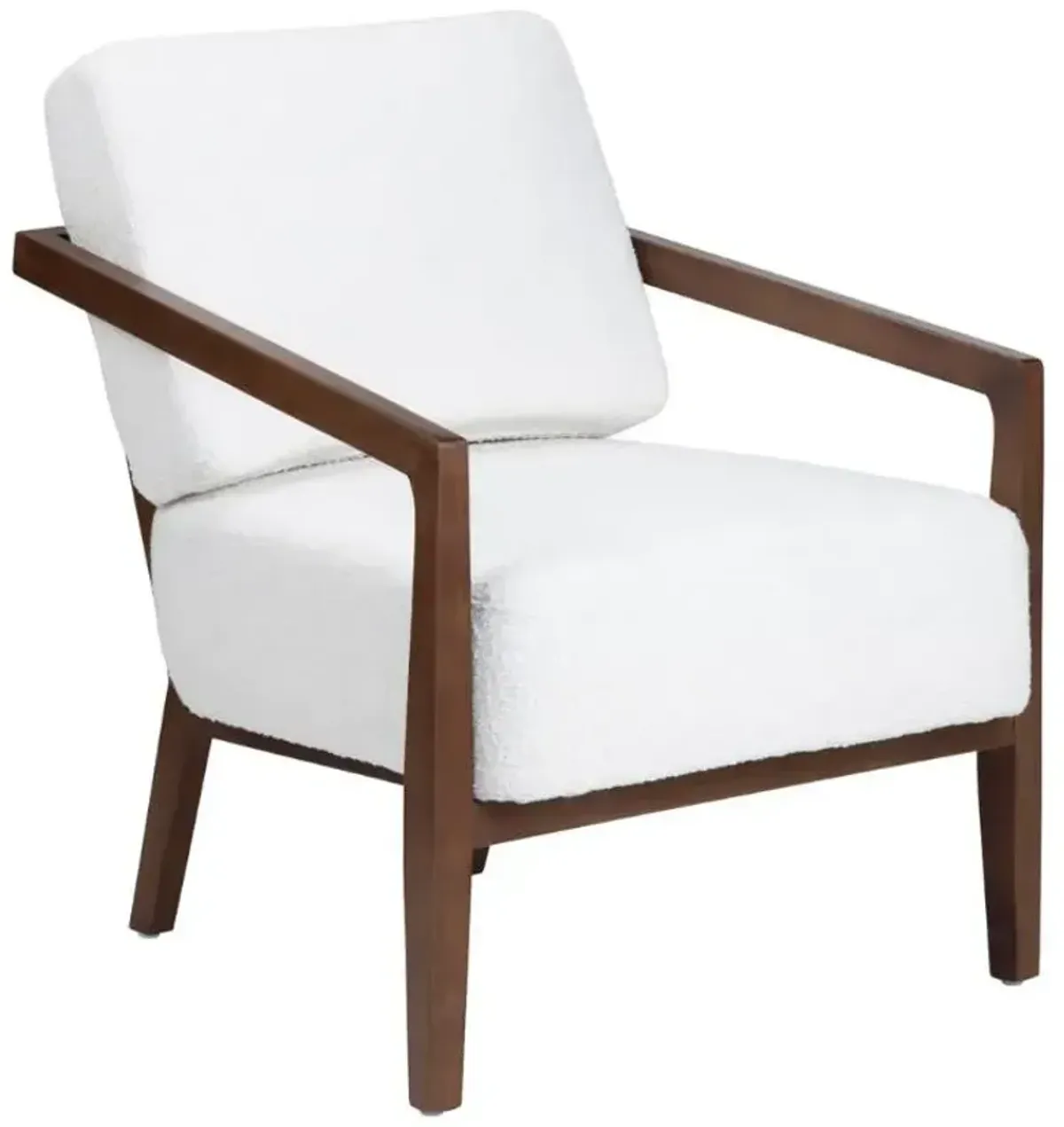 Crestview Collection Calder Brown/White Accent Chair