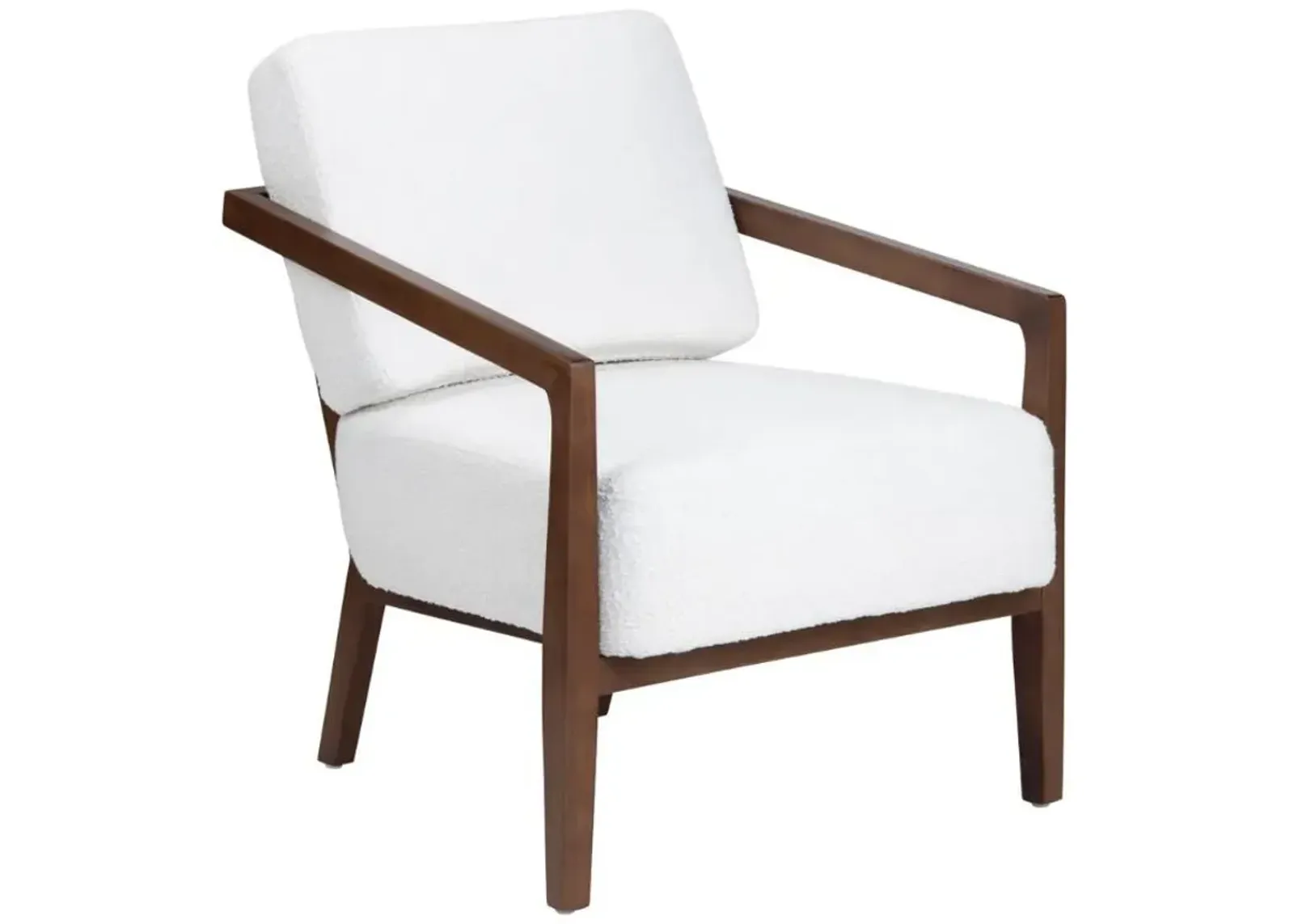 Crestview Collection Calder Brown/White Accent Chair