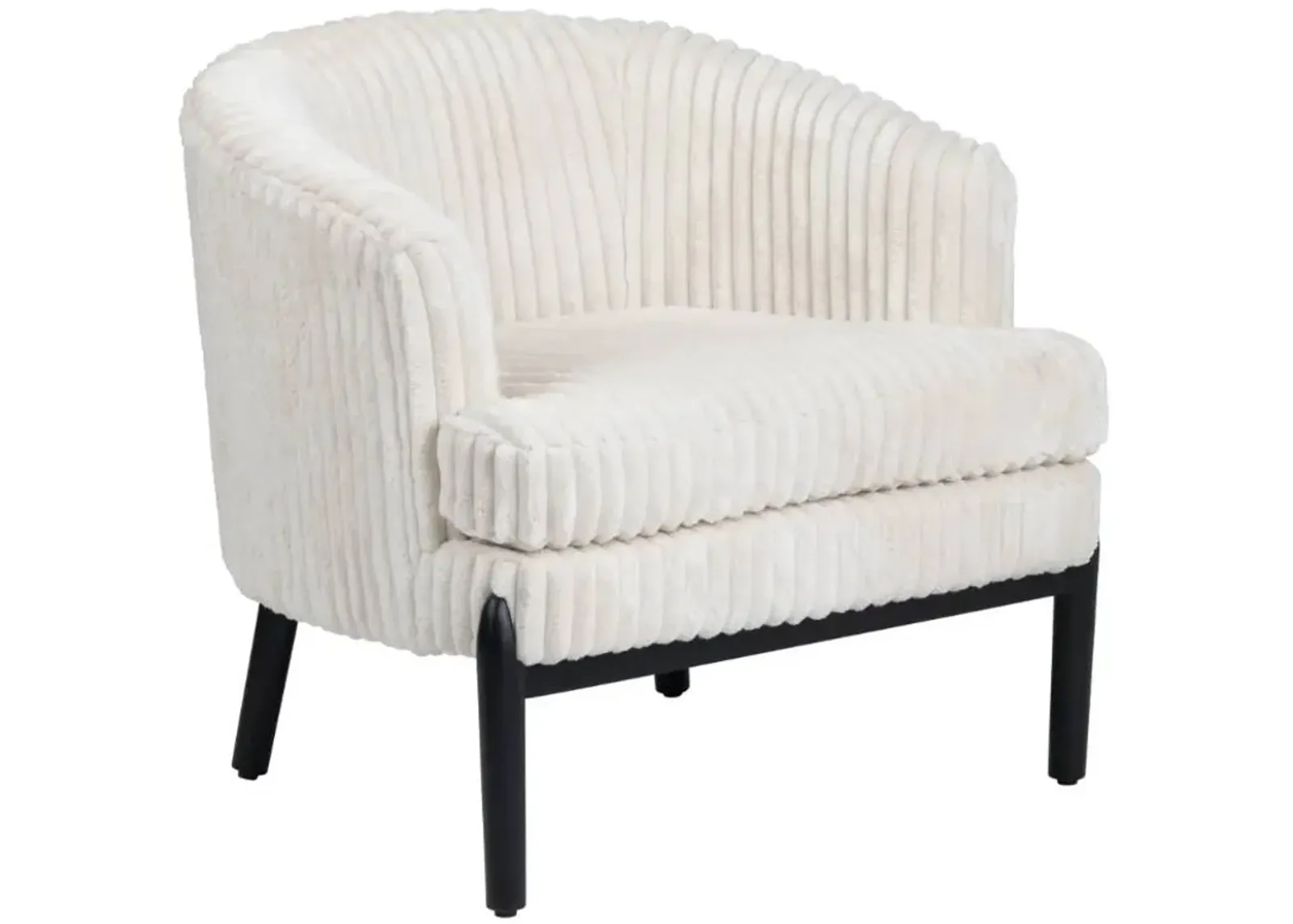 Crestview Collection Mily Black/White Accent Chair