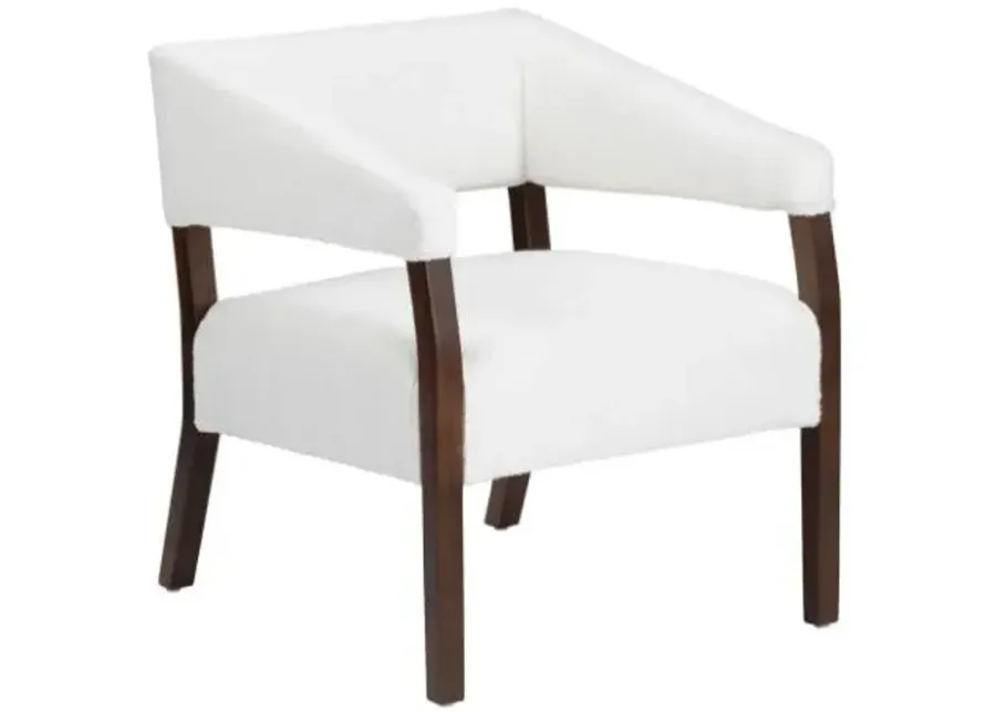 Crestview Collection Paxon Brown/White Accent Chair