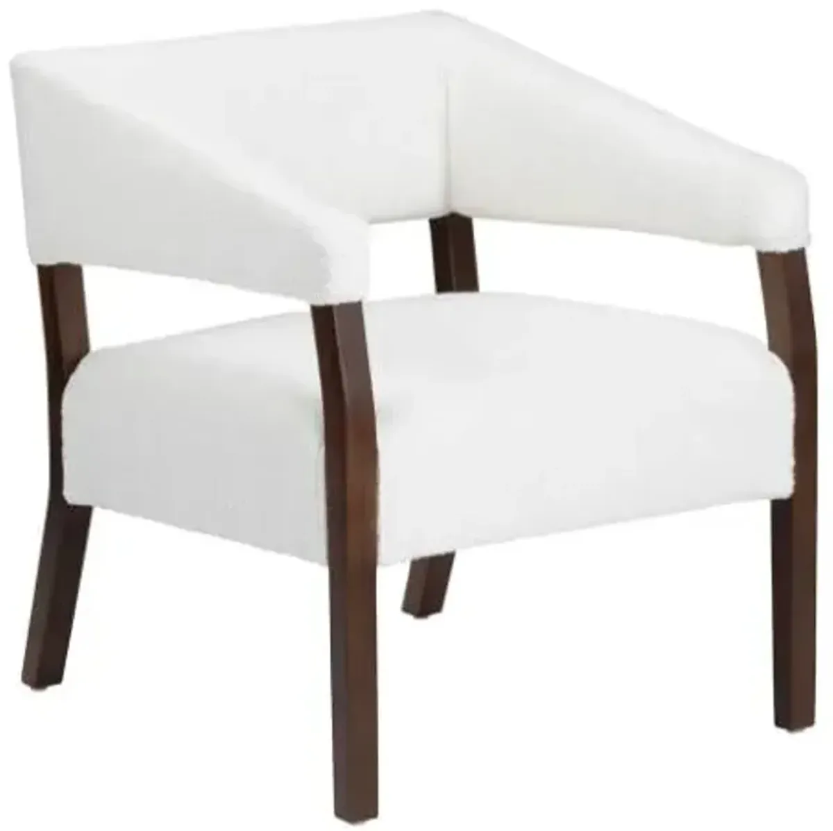 Crestview Collection Paxon Brown/White Accent Chair