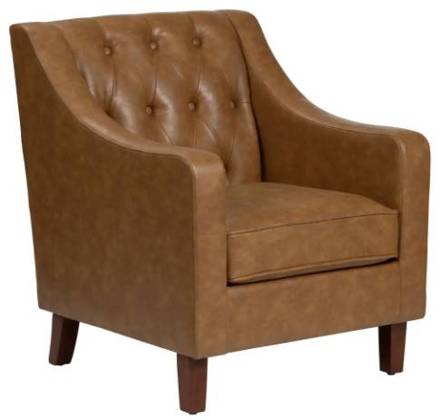 Crestview Collection Harmon Brown Accent Chair