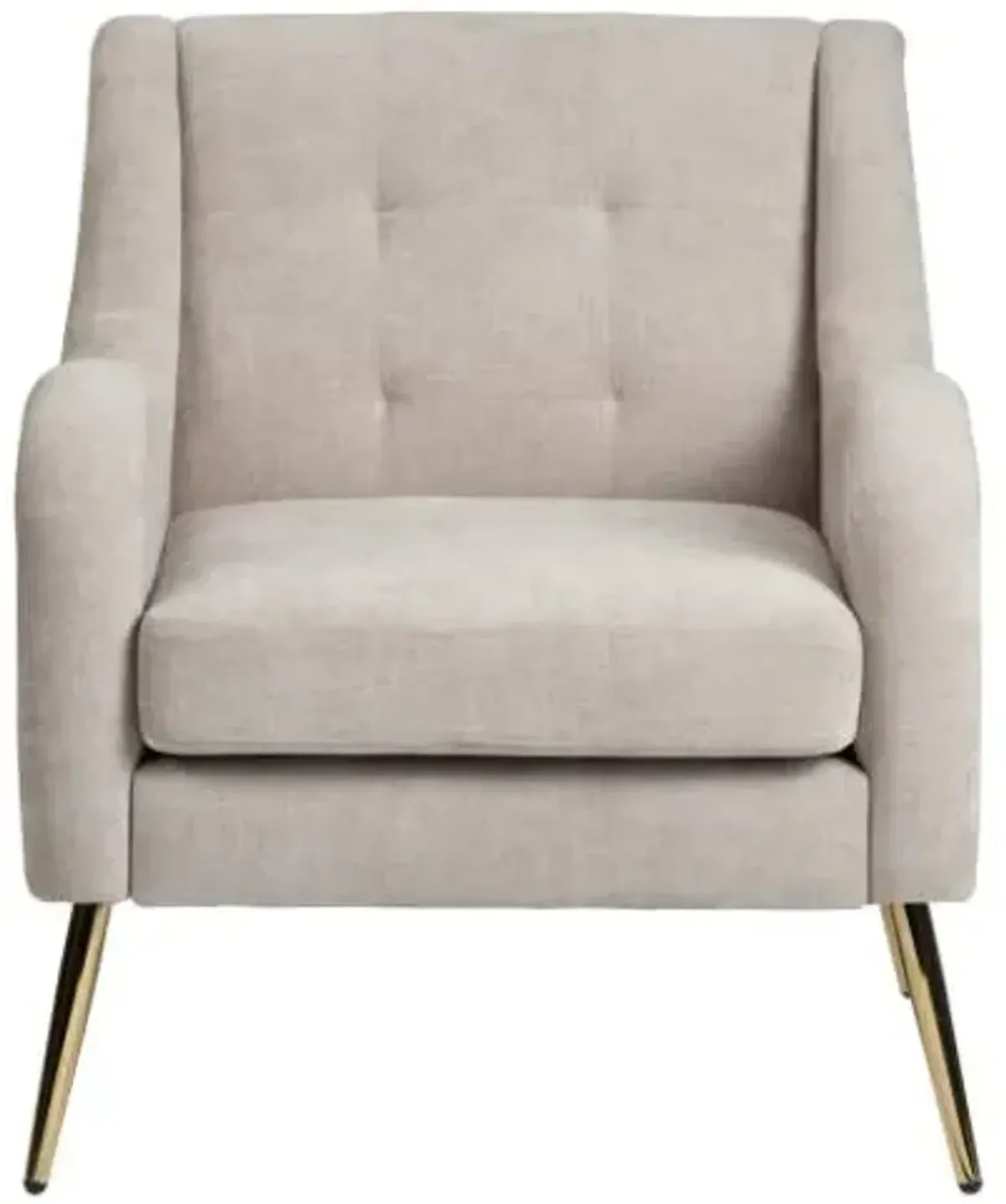 Crestview Collection Lanna Gold/White Accent Chair