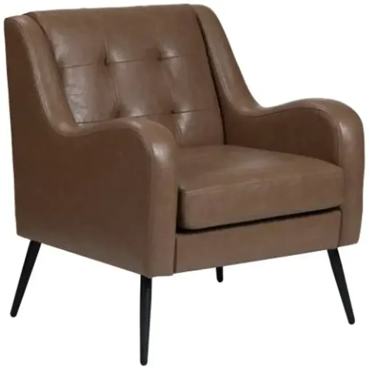 Crestview Collection Williams Black/Brown Accent Chair