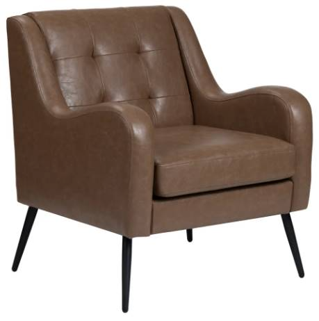 Crestview Collection Williams Black/Brown Accent Chair