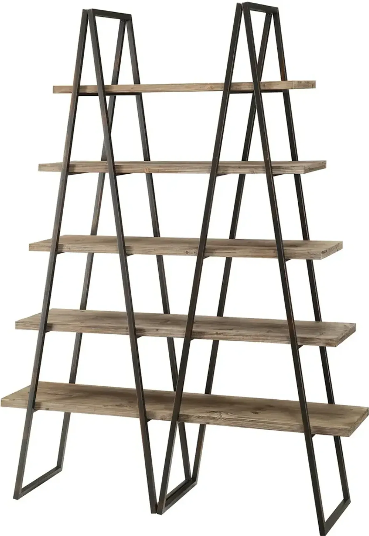 Crestview Collection Ashland Weathered Oak Bookshelf