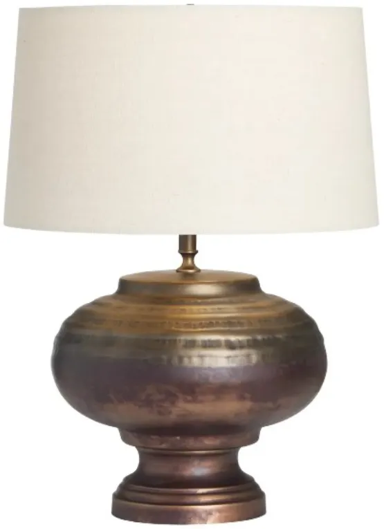 Crestview Collection Hammered Bronze Table Lamp