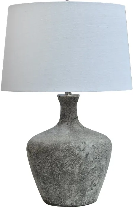 Crestview Collection Sharpe Gray/White Table Lamp