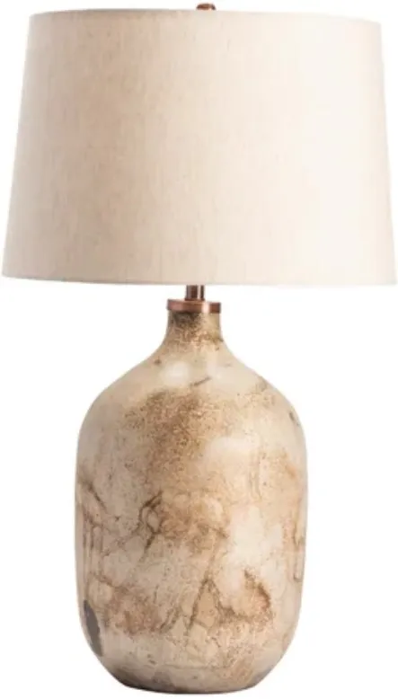 Crestview Collection Chambers Beige/Bronze/Light brown Table Lamp