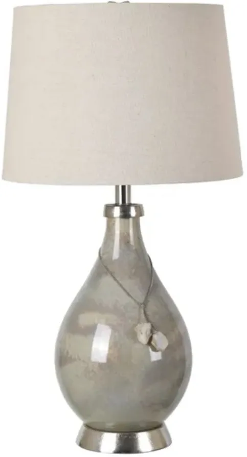 Crestview Collection Claire Beige/Off-White Table Lamp