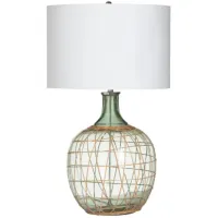 Crestview Collection Leilani Green Table Lamp