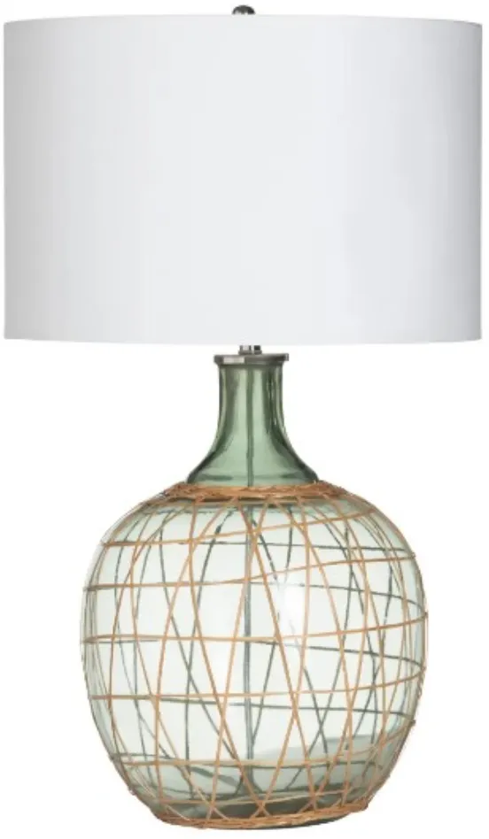 Crestview Collection Leilani Green Table Lamp