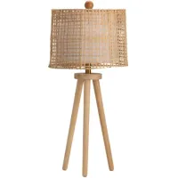 Crestview Collection Winslow Natural Tripod Table Lamp